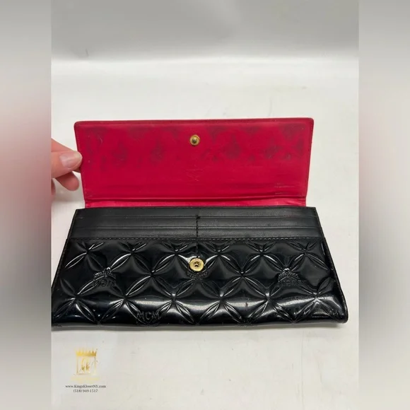 MCM Quilted Patent Leather Wallet - Picture 8 of 14